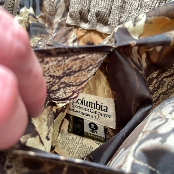 Men’s 90’s Columbia Reversible Camo Hunting Jacket Size XL - Picture 4 of 9